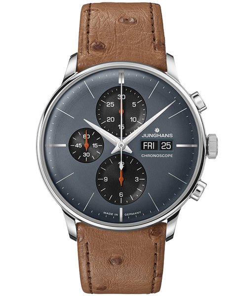 Junghans Meister Chronoscope Watch 027/4224.03 | ArchitectGiftsPlus