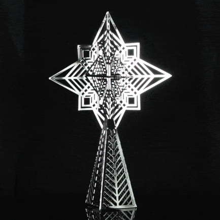 Frank Lloyd Wright Dana Skylight Tree Topper