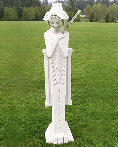 Frank Lloyd Wright Full Size Sprite Sculpture with Sceptre