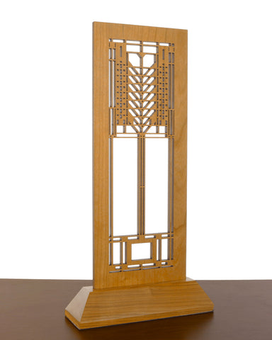 Frank Lloyd Wright Tree of Life Wood Mini Screen