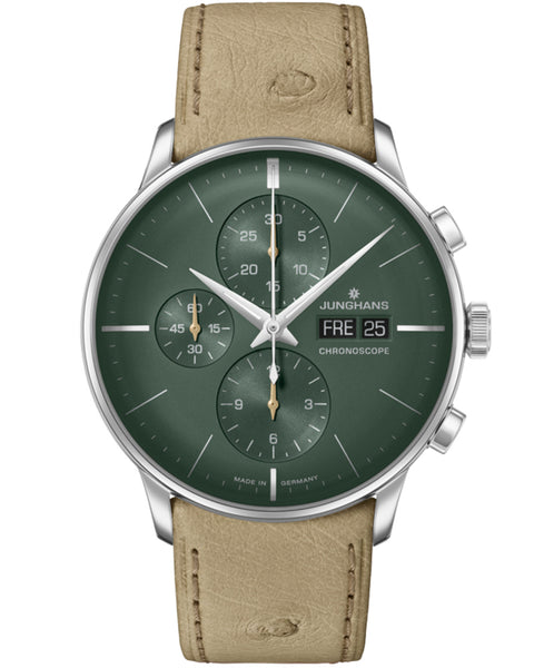 Junghans Chronoscope 手巻き時計 Introducing: The New Full-Steel Junghans Meister Chronoscope