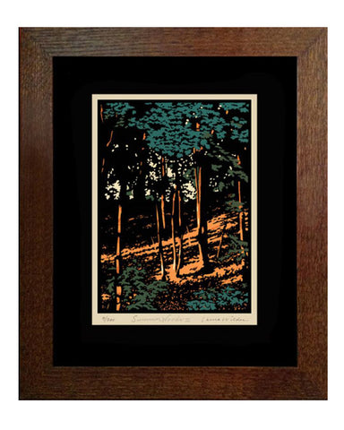 Laura Wilder Summer Woods II Framed Giclée Print