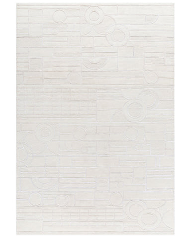 Frank Lloyd Wright Rug Collection - Transcendence - Ivory (6' x 9")