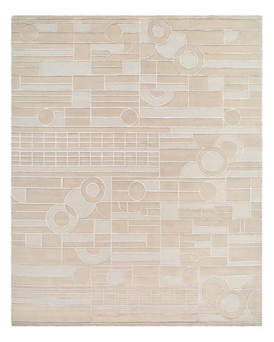 Frank Lloyd Wright Rug Collection - Transcendence - Tan (8' x 10")
