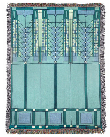 Frank Lloyd Wright Tree of Life Tapestry Throw