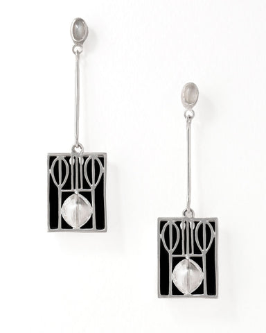 Art & Design Wiener Werkstätte Josef Hoffmann Silver Earrings