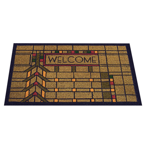 Frank Lloyd Wright Colored Martin House Welcome Doormat