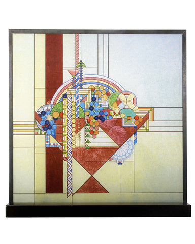 Frank Lloyd Wright May Basket Stained Glass