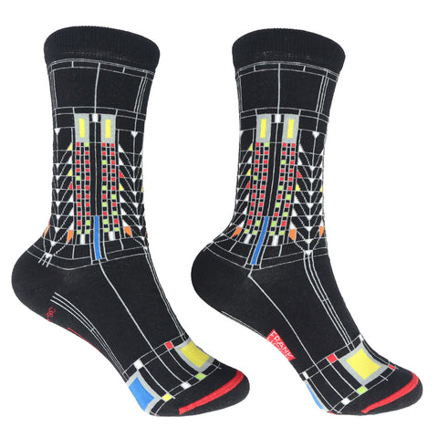 Frank Lloyd Wright Tree of Life Socks - Black