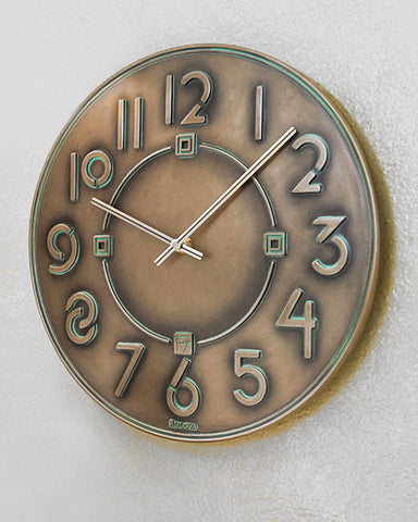 Frank Lloyd Wright Exhibition Font Wall Clock