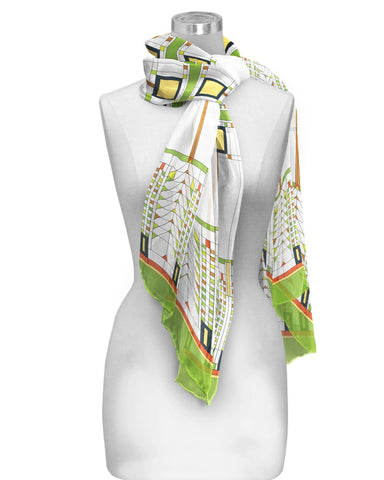 Frank Lloyd Wright Tree of Life Scarf