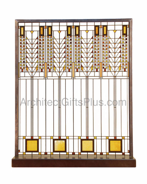フランク・ロイド・ライト ヴィンテージステンドグラス 生命の木 ツリーオブライフ Frank Lloyd Wright Tree of Life Window Stained Glass