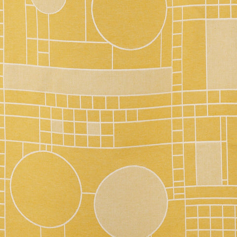 The Frank Lloyd Wright Coonley Playhouse Jacquard Tea Towel Closeup