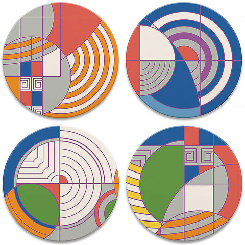 Frank Lloyd Wright Hoffman House Rug Coasters Gift Set