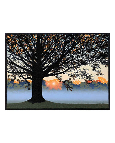 Laura Wilder Morning Mist Limited Edition Matted Block Print Image Only
