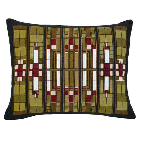 Louis Sullivan Skylight Tapestry Lumbar Pillow - 14" x 17"