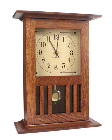 Amish Craftsman Mission Mantel Clock