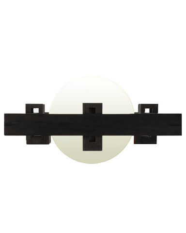 Frank Lloyd Wright Robie Wall Sconce Lamp - Stained Black