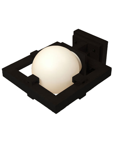 Frank Lloyd Wright Robie Wall Sconce Lamp - Stained Black