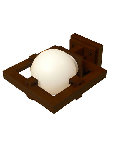 Frank Lloyd Wright Robie Sconce - Walnut