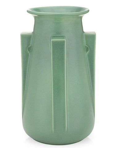 Teco Four Buttress Vase - Green