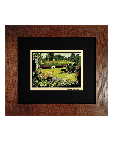 Laura Wilder The Gardener Framed Mini Giclée Print