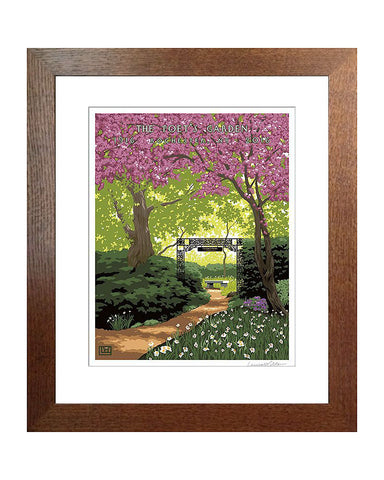 Laura Wilder The Poets Garden Framed Giclée Print