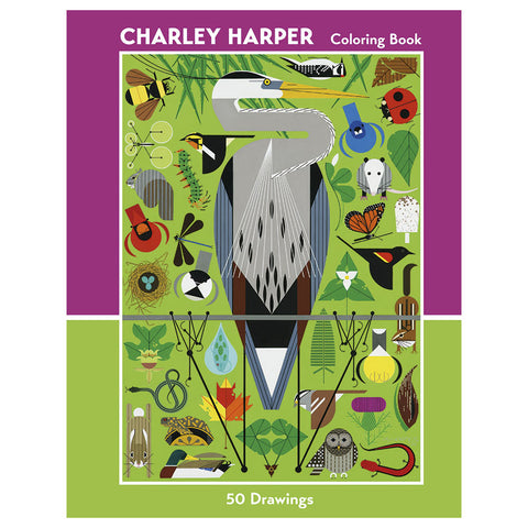 Charley Harper Coloring Book 50 Drawings