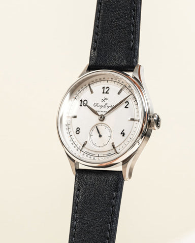 About Vintage 1968 Mechanical Steel / White Watch