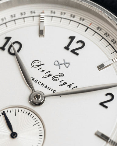 About Vintage 1968 Mechanical Steel / White Watch