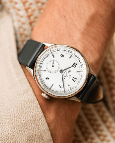 About Vintage 1968 Mechanical Steel / White Watch