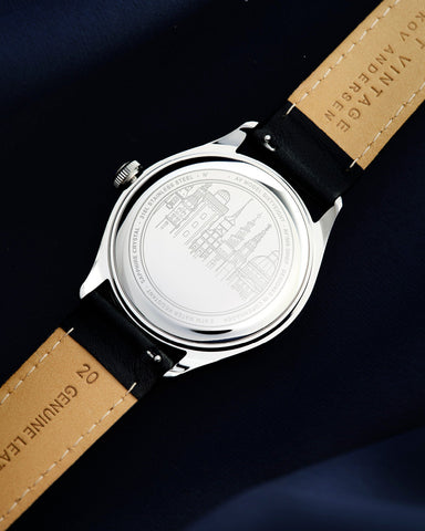 About Vintage 1968 Mechanical Steel / White Watch