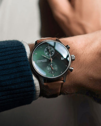 AV86 About Vintage 1815 Chronograph Steel / Green Watch