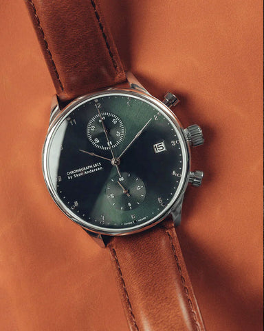 AV86About Vintage 1815 Chronograph Steel / Green Watch