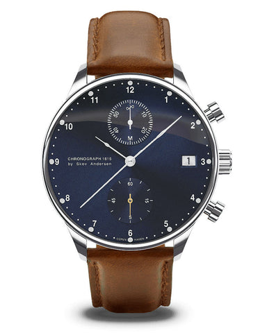 AV86 1815 Chronograph Steel / Blue Sunray