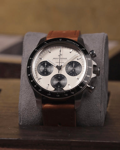 About Vintage 1960 Racing Chronograph Steel / Black Watch