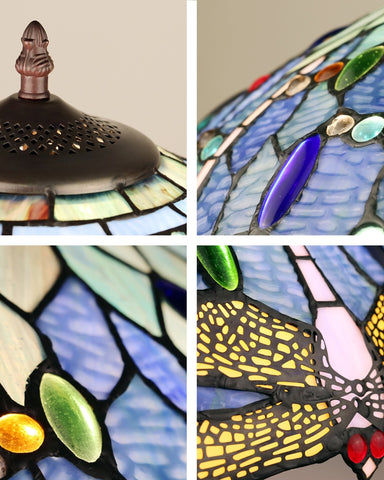 Arts & Crafts Dragonfly Floor Lamp