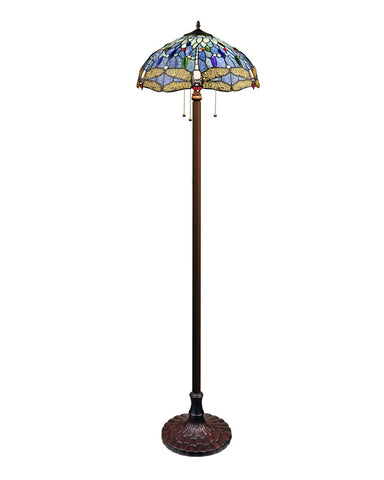 Arts & Crafts Dragonfly Floor Lamp