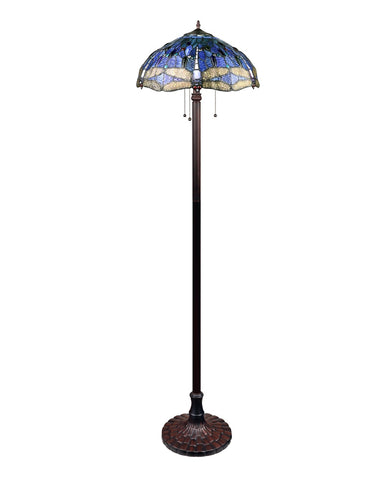 Arts & Crafts Dragonfly Floor Lamp