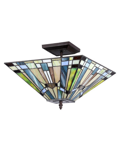 Arts & Crafts Kinsey Semi-Flush Ceiling Fixture