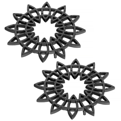 Flower Cast Iron Trivets (Set of 2)
