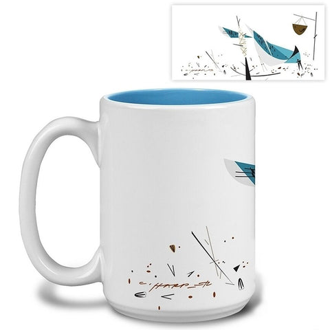 Charley Harper Blue Jay Mug