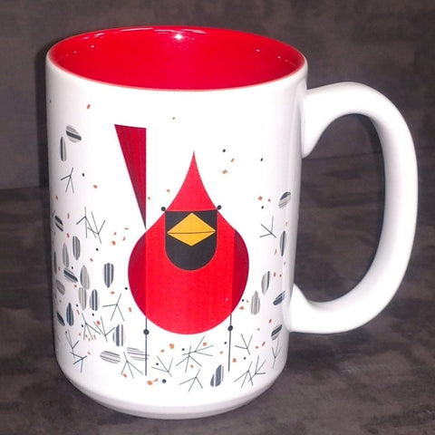 Charley Harper Cardinal and Seeds Mug