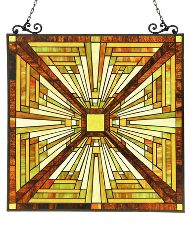 Arts & Crafts Innes Stained Glass Panel