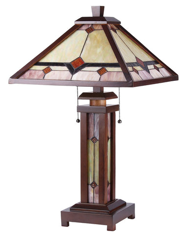 Arts & Crafts Kay Stained Glass Table Lamp