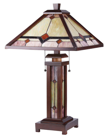Arts & Crafts Kay Stained Glass Table Lamp
