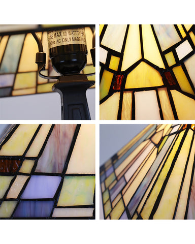 Arts & Crafts Kinsey Stained Glass Table Lamp