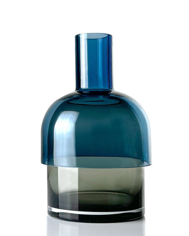 Cloudnola Flip Glass Vase - Blue and Gray
