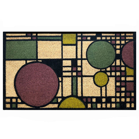 Frank Lloyd Wright Coonley Playhouse Doormat 30" x 18"