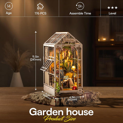 DIY Book Nook Kit - Garden House